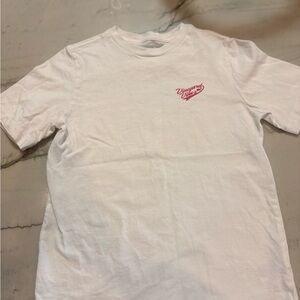 Vineyard Vines White Tee with Blue Logo